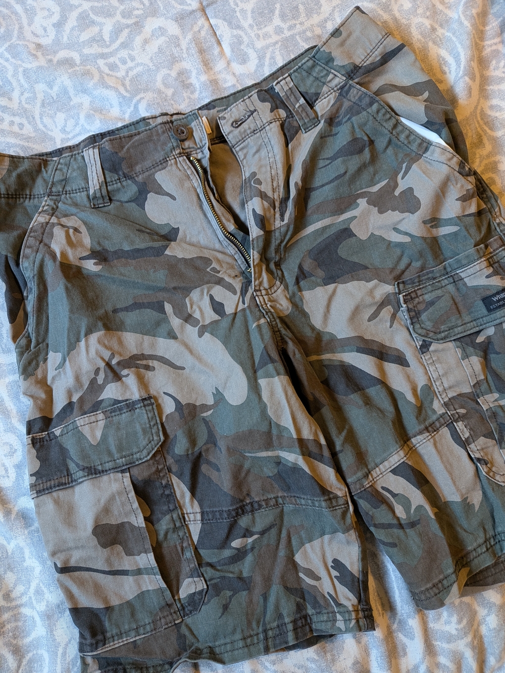 Camo Cargo Shorts - Green Camo